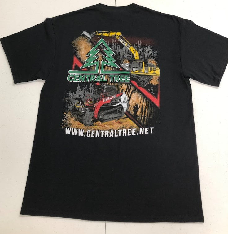 Central Tree Company T Shirt - Excavator/Skid Steer