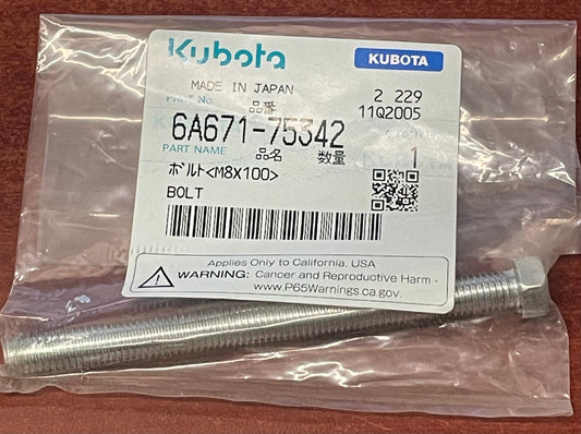 M8x100 Bolt 6A671-75342